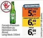 Tenda Atacado Heineken - cerveja premium ou zero álcool long neck oferta