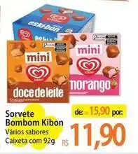Atacadão Mini - sorvete bombom kibon oferta