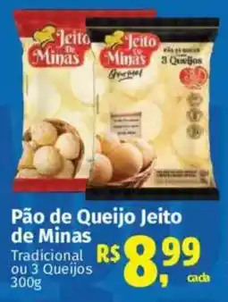 Supermercados Mateus Pão de Queijo Jeito de Minas oferta