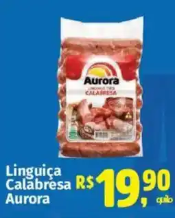 Supermercados Mateus Linguiça Calabresa Aurora oferta