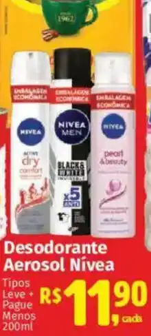 Supermercados Mateus Desodorante Aerosol Nivea oferta