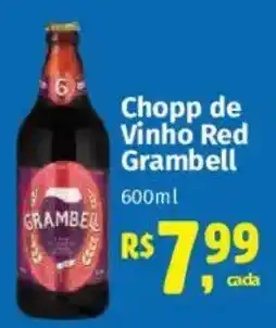 Supermercados Mateus Chopp de Vinho Red Grambell oferta