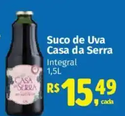 Supermercados Mateus Suco de Uva Casa da Serra Integral oferta
