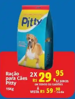 Supermercados Mateus Ração para Cães Pitty oferta