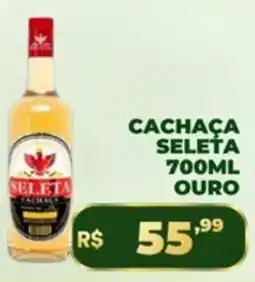 Supermercado Padrão Cachaça seleta ouro oferta
