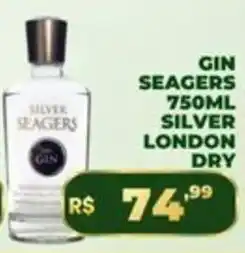 Supermercado Padrão gin seagers silver london dry oferta