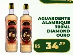 Supermercado Padrão Aguardente alambique diamond ouro oferta