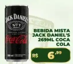Supermercado Padrão Bebida mista jack daniel's coca cola oferta