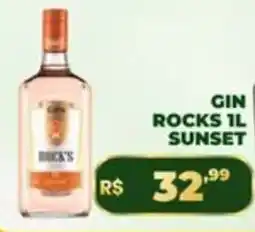 Supermercado Padrão Gin rocks sunset oferta