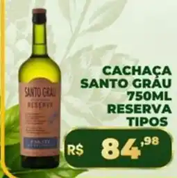 Supermercado Padrão Cachaça santo grau reserva tipos oferta