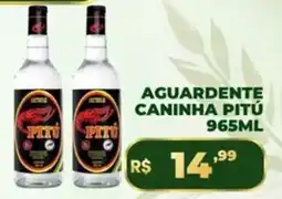 Supermercado Padrão Aguardente caninha pitú oferta