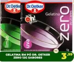 Supermercado Padrão gelatina em pó dr. oetker zero 12g sabores oferta