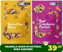 Supermercado Padrão Granola made in natural 800g sabores oferta
