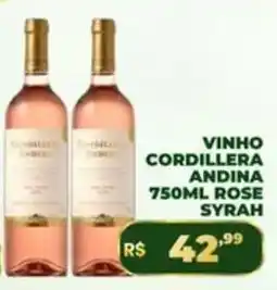 Supermercado Padrão vinho cordillera andina rose syrah oferta
