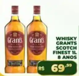 Supermercado Padrão Whisky grants scotch finest 1l oferta