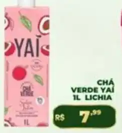Supermercado Padrão Chá verde yai 1l lichia oferta