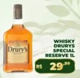 Supermercado Padrão Whisky drury's special reserve 1l oferta