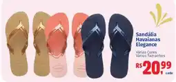 Supermercados Mateus Sandália Havaianas Elegance oferta
