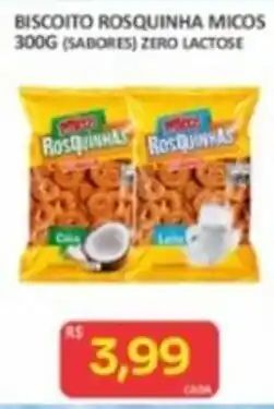 Biscoito rosquinha micos