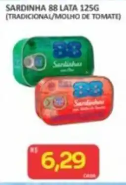 Sardinha 88 Lata 125g
