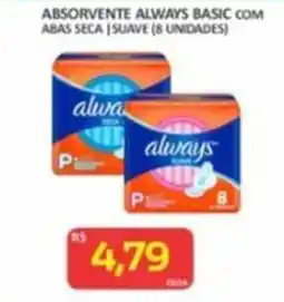 Mix Bahia Absorvente always basic com abas seca | suave oferta