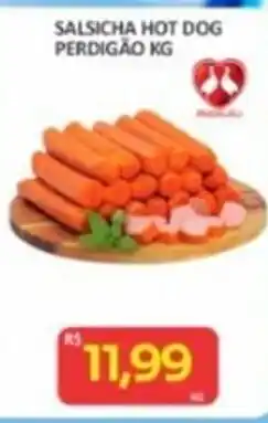 Mix Bahia Salsicha hot dog perdigão kg oferta