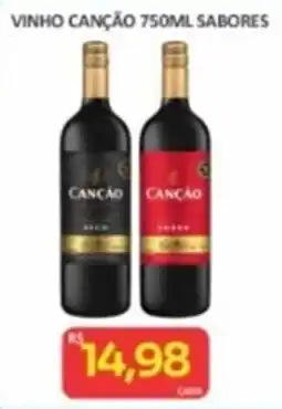 Mix Bahia Vinho canção 750ml sabores oferta