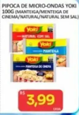 Mix Bahia Pipoca de micro-ondas yoki oferta