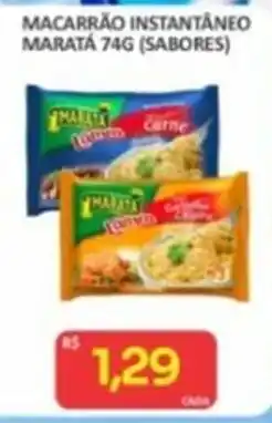 Mix Bahia Macarrão instantâneo maratá (sabores) oferta