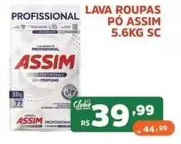 Supermercados Pague Menos Lava roupas pó assim oferta