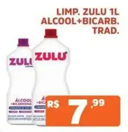 Supermercados Pague Menos Limp. zulu 1l alcool+bicarb. trad. oferta