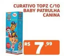 Supermercados Pague Menos Curativo topz c/10 baby patrulha canina oferta