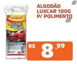 Supermercados Pague Menos algodão luxcar oferta