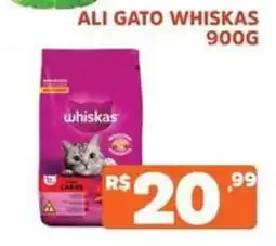 Supermercados Pague Menos Ali gato whiskas oferta