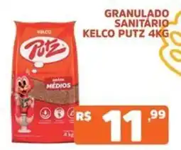 Supermercados Pague Menos Granulado sanitário kelco putz oferta