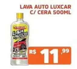 Supermercados Pague Menos Lava auto luxcar c/ cera oferta
