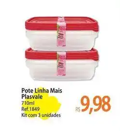 Atacadão Poupe mais - pote plasvale oferta