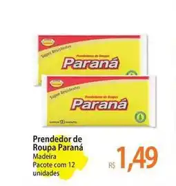 Atacadão Paraná - prendedor de roupa oferta