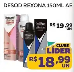Lider Atacadista Desod rexona 150ml ae oferta