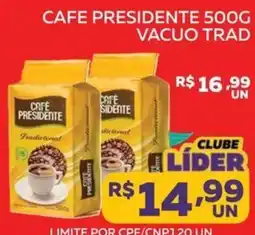 Lider Atacadista Cafe presidente vacuo trad oferta