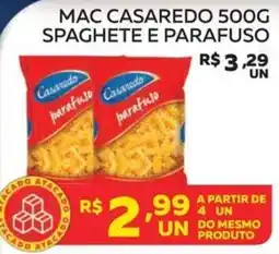 Lider Atacadista Mac casaredo spaghetti e parafuso oferta