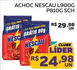 Lider Atacadista Achoc nescau l900g oferta
