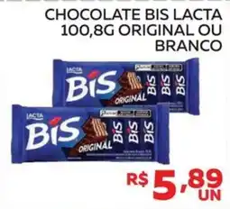 Lider Atacadista chocolate bis lacta oferta