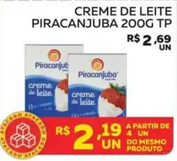 Lider Atacadista Creme de leite piracanjuba oferta