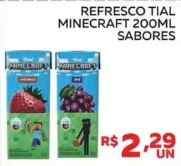 Lider Atacadista Refresco tial minecraft 200ml sabores oferta