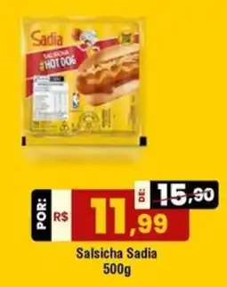 Royal Supermercados Salsicha sadia hot dog oferta