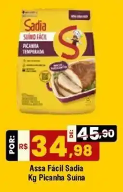 Royal Supermercados Assa Fácil Sadia Kg Picanha Suína oferta