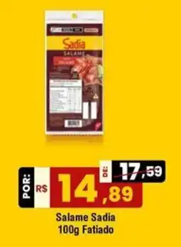 Royal Supermercados Salame sadia oferta