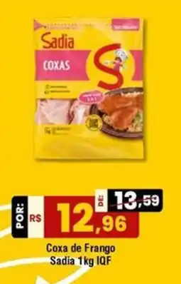 Royal Supermercados Coxa de Frango Sadia 1kg IQF oferta