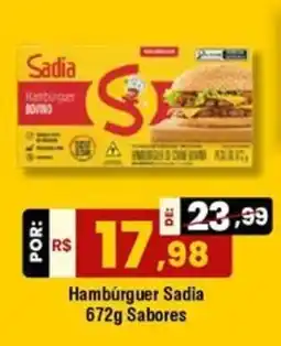 Royal Supermercados Hambúrguer Sadia oferta